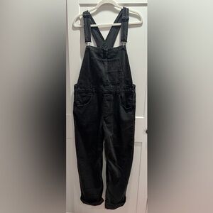 We The Free Charcoal Denim Overalls